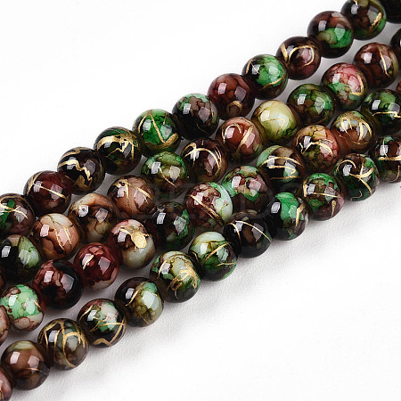 Baking Paint Glass Beads X1-DGLA-N003-4mm-B07-1