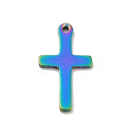 Ion Plating(IP) 201 Stainless Steel Pendants STAS-E176-02M-1