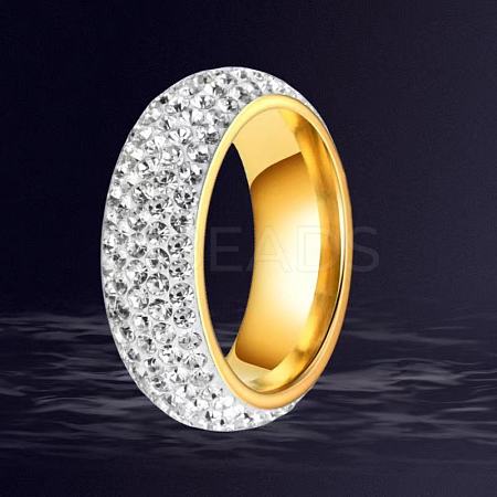 201 Stainless Steel Finger Rings for Women WGAEC69-01-1
