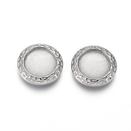 Tarnish Resistant 304 Stainless Steel Cabochons Settings LS-STAS-G214-06P-1