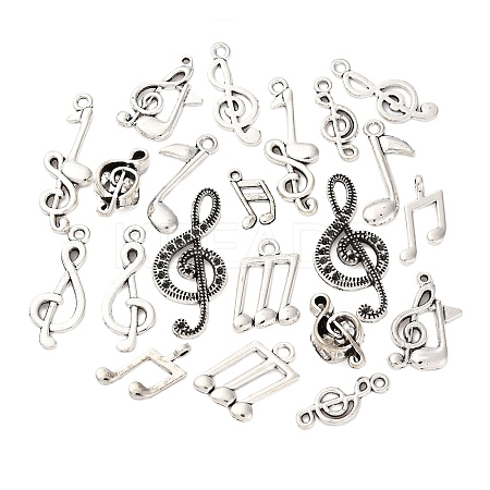 20Pcs 10 Styles Tibetan Style Alloy Pendants Set FIND-C069-02AS-1