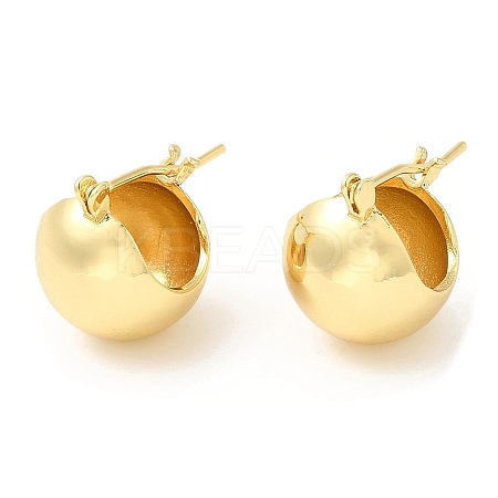 Rack Plating Brass Hoop Earrings for Women EJEW-Q770-21G-1
