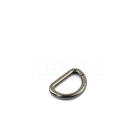 D-shaped Zinc Alloy Spring Gate Rings PW-WGC1CD5-04-1
