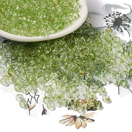 Transparent Colours Glass Round Beads SEED-F006-05A-01-1