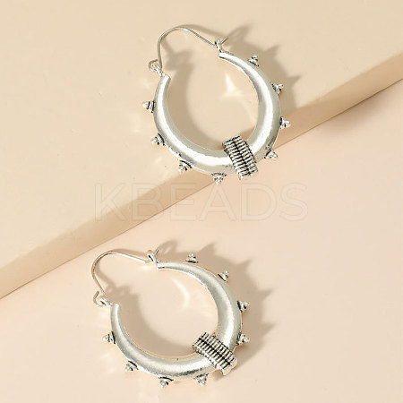 Alloy Hoop Earrings FS-WG0F541-05-1