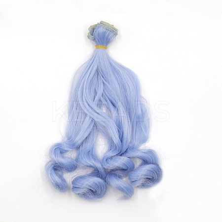 High Temperature Fiber Long Hair Short Wavy Hairstyles Doll Wig Hair DOLL-PW0001-023-28-1