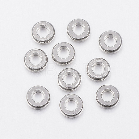 Tarnish Resistant 304 Stainless Steel Beads STAS-H426-01-4MM-1