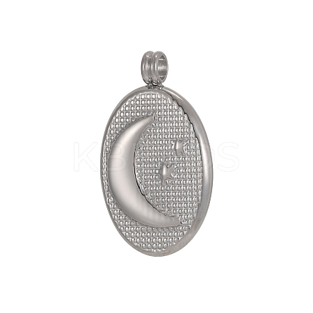 304 Stainless Steel Pendants STAS-OY011-53P-1