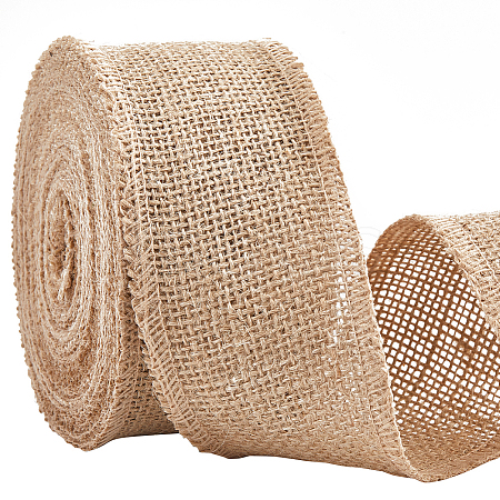 Linen Ribbon DIY-WH0530-67A-1