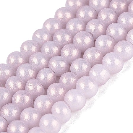 Baking Paint Glass Pearl Beads Strands DGLA-ZX001-05A-03-1