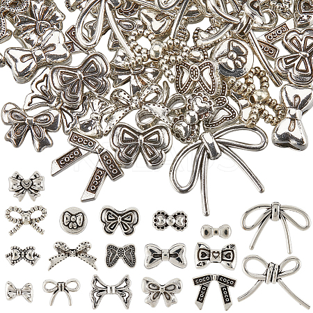 72Pcs 
16 Styles Tibetan Style Alloy Beads TIBEB-SC0001-40B-1