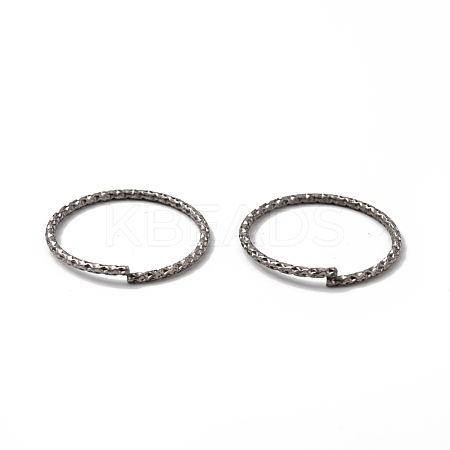 Non-Tarnish 304 Stainless Steel Saw Cut Open Jump Rings STAS-L262-37A-P-1