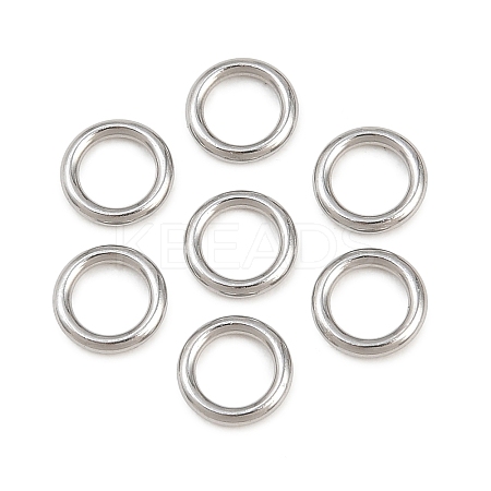 304 Stainless Steel Closed Jump Rings STAS-G393-06P-06-1