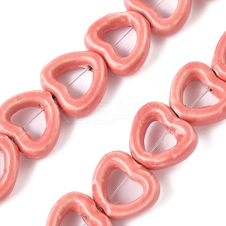 Handmade Porcelain Beads Strands PORC-Z002-01B-1