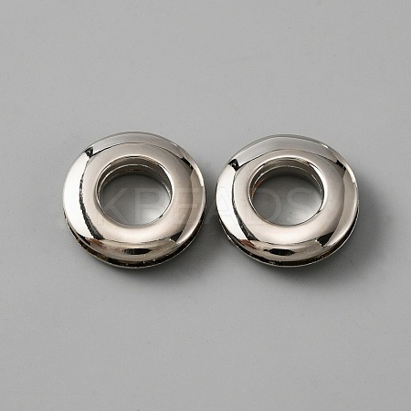 Alloy Grommet Eyelet Findings FIND-WH0145-25A-P-1