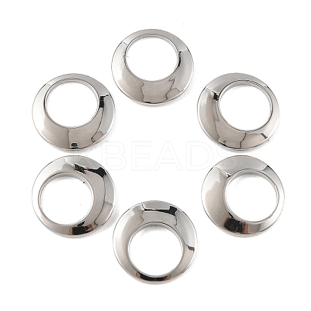 SHEGRACE Brass Flat Round Charms XGR0119P-108P-1