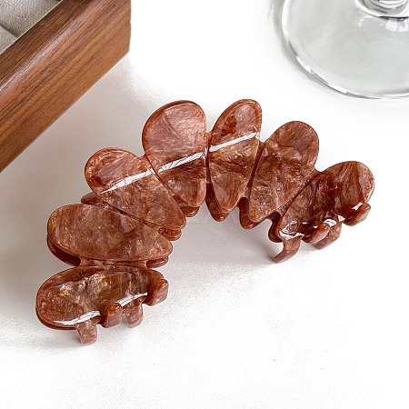 Hollow Wave Cellulose Acetate Large Claw Hair Clips PW-WG889F9-03-1