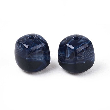 Opaque Acrylic Beads OACR-ZX006-33O-1