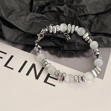 Porcelain Round Beaded Bracelets for Women WG648B1-09-1