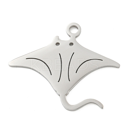 Non-Tarnish 304 Stainless Steel Pendants STAS-B056-10P-03-1