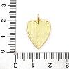 Brass Enamel Pendants KK-Z077-01G-07-3