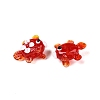 Handmade Lampwork Bumpy Beads Strands LAMP-T021-25H-3