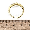 Brass Open Cuff Rings for Women RJEW-F179-04G-3