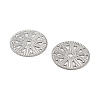 Non-Tarnish 316 Stainless Steel Filigree Joiner Links STAS-B072-15P-2