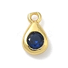 Brass Micro Pave Cubic Zirconia Charms KK-G548-20G-02-1