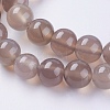 Natural Agate Beads Strands G-G583-10mm-08-3