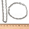 304 Stainless Steel Mariner Link Chains Bracelet & Necklace Jewelry Sets SJEW-L199-16P-5