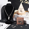 20Pcs Tibetan Style Alloy Rectangle Pendants TIBEP-TAG0001-01-6