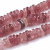 Natural Strawberry Quartz Beads Strands LS-G-G841-B04-1