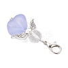 Heart Angel Acrylic Pendant Decorations HJEW-JM03566-02-5