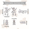 48Pcs 2 Styles Alloy Pendants FIND-SC0003-83-2