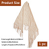 Lace Flower Detachable Polyester Shawl AJEW-WH20072-43A-2