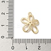 Brass Micro Pave Clear Cubic Zirconia Pendants X-KK-U013-02G-3