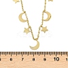 304 Stainless Steel Bib Necklaces for Women NJEW-A065-01B-G-3