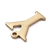 PVD Vacuum Plating  304 Stainless Steel Charms STAS-H112-Y-AB-3