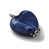 Acrylic Imitation Gemstone Style Pendants PALLOY-JF03511-3