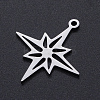 Non-Tarnish 201 Stainless Steel Laser Cut Pendants STAS-S105-T898-1-2