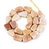 Natural Topaz Jade Beads Strands G-N354-02B-01-3