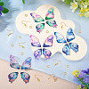 DIY Epoxy Resin Wings Pendants Dangle Earring Making Kits DIY-TA0013-31-4
