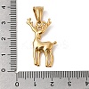 Animal Theme 304 Stainless Steel Pendants STAS-B167-27F-G-3