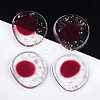 Transparent Resin Cabochons CRES-S362-013B-01-1