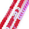 Eco-Friendly Plastic Paillette Beads PVC-Q092-6mm-P96-4