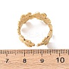 304 Stainless Steel Open Cuff Rings for Women RJEW-K309-37A-G-5