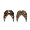 Tibetan Style Alloy Pendants TIBEP-20458-AB-LF-2