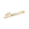 Brass Micro Pave Cubic Zirconia Pendants KK-M326-13A-G-2