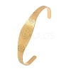 Saint Benedict Religion 304 Stainless Steel Cuff Bangles for Women LS-BJEW-S181-01G-2